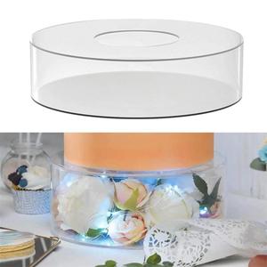 Supporto per torta riempibile in acrilico per la festa di nozze o il deposito di fiori del ringraziamento-fornitura di decorazioni per torte - Product Image 1