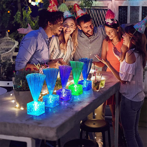 RGB Tube <strong>Lamp</strong> Led Fiber <strong>Optic</strong> Light Colourful Changing <strong>Fibre</strong> <strong>Optic</strong> Fountain Night Light Calming <strong>Lamp</strong> for Christmas Decor - Product Image 6