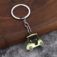 Gantungan Kunci Mobil Golf 3D Stereoskopik Kreatif Kustom, Gantungan Kunci Mobil Golf, Hadiah Kecil Grosir Suvenir Aktivitas Olahraga