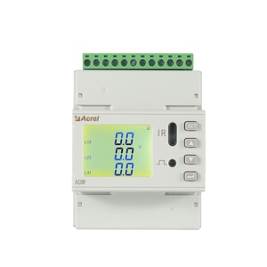 Acrel-Medidor de energía de riel Din, medidor de potencia IOT inalámbrico remoto, trifásico, de cuatro (tres) cables - Product Image 1