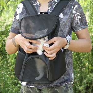 Mochila DE VIAJE PARA <span class=keywords><strong>GATOS</strong></span> al aire libre, bolsa de transporte transpirable para <span class=keywords><strong>gatos</strong></span>, productos para mascotas, Mochila Para Gato, Mochila de nailon - Product Image 4