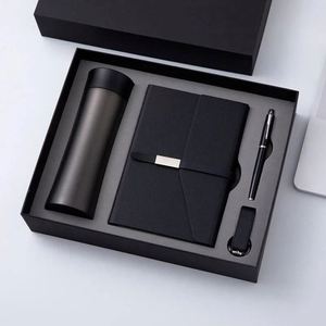 Customized A5 <b>Journal</b> Pu Leather Note Book Thermos Cup Corporate Gift Set Wholesale Promotional Luxury Notebook and Pen Gift Set - Product Image 4