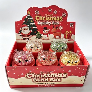 Nouveauté 2026 : Boîte Mystère de Noël Renne Squishy Scintillant – Jouet Anti-Stress à Presser pour Enfants – Cadeau Idéal pour Fêtes de Noël - Product Image 1