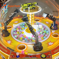 Direct usine : Machine d'arcade grue excavatrice porte-bonheur pour 4 joueurs, à monnayeur, avec récompenses pour enfants, pour divertissement intérieur