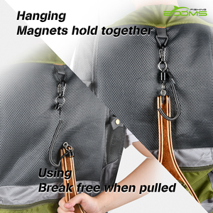 Soporte Magnético para Redes de Pesca BFFAMN2 con Cordón de Seguridad de 63 Pulgadas y Capacidad de Tracción de 6.6 LB para Pesca con Mosca en Agua Salada - Product Image 3