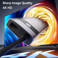 Adaptador Multipuerto de Alta Calidad, Hub 8 en 1 USB-C Tipo C y Hub 8 en 1 USB-C Tipo C, Hub Tipo C 8 en 1 para Laptop