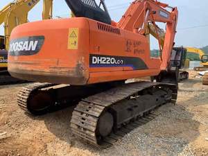 Excavatrice d'occasion Doosan DH220-7, 22 tonnes, modèle 2022, origine coréenne, utilisée avec moteur et pompe à engrenages - Product Image 3