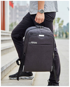 USB Charger <strong>Backpack</strong> Anti Theft Smart Laptop <strong>Backpack</strong> Bag <strong>Large</strong> Capacity Multifunction Soft Fashion <strong>Black</strong> Waterproof - Product Image 5