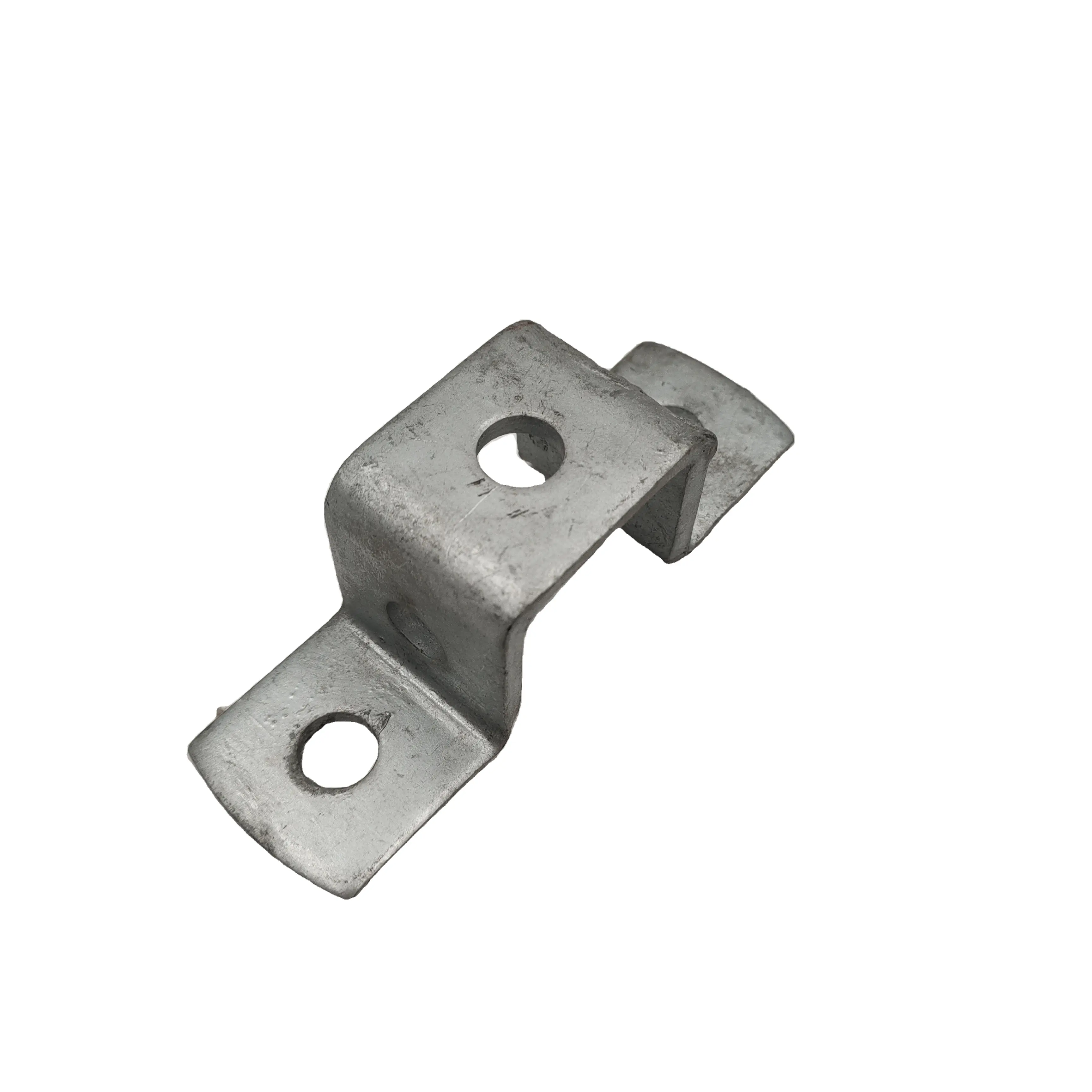 Wholesale Flat Sheet Metal U Shaped Angle Bracket Wood Connector Hardware Metal Bracket Hot-dip Galvanized Bent Bracket