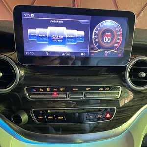 Автомобильная магнитола на Android, 12,3 дюйма, для Mercedes Benz V Class Vito Viano Valente Metris W447 2015-2020, мультимедийный плеер, стерео головное устройство