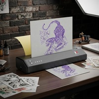 Imprimante thermique portable A4 pour pochoirs de tatouage, copieur sans fil USB 210 mm sans encre SDK MHT-P8008, vente en gros OEM usine