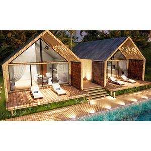 Cabane à ossature préfabriquée Maisons préfabriquées modernes de luxe Maison modulaire écologique Maisons individuelles Hôtel préfabriqué - Product Image 1