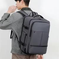 Tas Ransel Kantor Kuliah Pria Mahasiswa Bisnis Pintar Mewah Ekspansiabel Tahan Air Tas Perjalanan Tas Laptop Ransel
