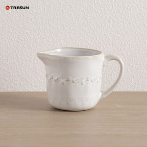 Service de table en grès écologique de luxe moderne blanc simple de style nordique pour utilisation en restaurant - Assiette à steak occidentale Salade/Soupe - Product Image 4