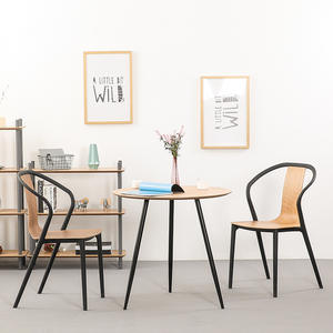 Nordic <b>Round</b> Dining <b>Table</b> Natural Wood Color Stable Living Room Furniture Modern Minimalist Design <b>Small</b> Apartment Use - Product Image 1