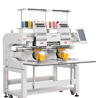 Nouvelle Arrivée Machine à Broder Informatisée à 2 Têtes Entièrement Automatique pour Casquettes Plates avec Ordinateur et Multi-Aiguilles