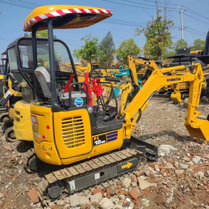 Mini-excavatrice d'occasion, marque célèbre Komatsu PC18, 1,8 tonne, hydraulique, sur chenilles, à vendre - Product Image 1