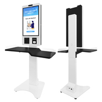 Kiosque de libre-service Sinmar 21,5 27 pouces, kiosque de paiement intelligent pour supermarchés, système de point de vente tout-en-un, machine de commande automatique
