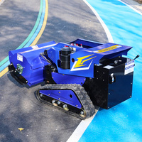 Cortacésped Robótico Inteligente de Giro Cero, Certificado por la CE y la EPA, a Gasolina, con Control Remoto Inalámbrico, JINGYU