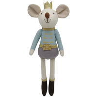 2025 pas cher et de haute qualité Crochet lin coton tissu en peluche souris doux Animal en peluche en gros jouet