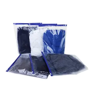 回收生物塑料拉链服装袋可堆肥无味服装洗衣袋卷