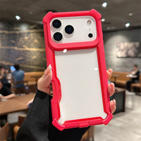 Fundas 3 en 1 Transparentes Universales para Teléfono Móvil, Resistentes y de Lujo, para iPhone 15 16 17 18 Air Pro Max Series, Resistentes y de Alta Protección