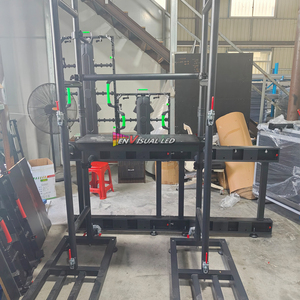 Soporte de Piso para Pantalla LED de Video Wall con Altura Ajustable, Elevado, de 0.7m a 1.5m (2.3 pies a 5 pies), Estilo Colgante y de Suelo - Product Image 4