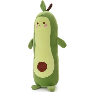 Hot selling avocado pillow fruit plush toy avocado doll cartoon doll stuffed plush shaped soft toy