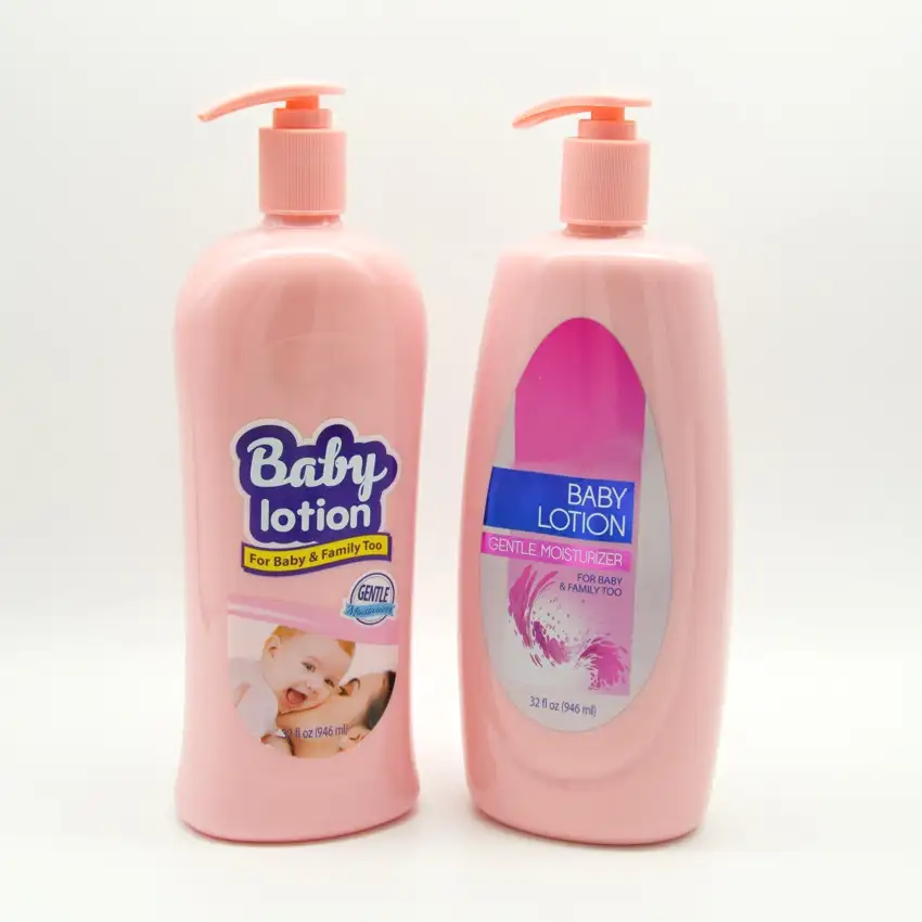 946ml 32oz Custom Private Label Pink Skin Nourishing lait corporel Baby Body Lotion with Pump