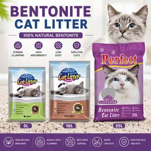 Arena Sanitaria Aglomerante de Bentonita para Gatos, Precio de Fábrica al por Mayor - Product Image 1