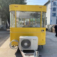 Penjual Grosir Online Gerobak Makanan Persegi Stainless Steel Multifungsi Truk Makanan Beku Cina