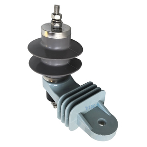 Surge arrester 3kv 5kA 10kA polymer-housed kim loại-oxide chiếu sáng arrester cho hệ thống điện & Viễn Thông tháp chống sét - Product Image 1
