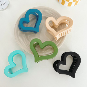 Pinzas para el pelo en forma de corazón mate para mujer y niña, gran oferta, <span class=keywords><strong>2022</strong></span> - Product Image 2