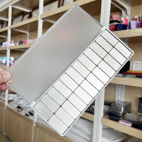 Boîte à Fard à Paupières Brillante Personnalisée, Palette de Fard à Paupières, Boîte Magnétique de Cosmétiques de Beauté de Luxe de Maquillage, Fard à Paupières
