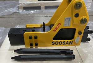 Marteau hydraulique triangulaire pour excavatrice de 1,2 à 3,0 tonnes, haute performance, démolition de béton, marteau perforateur - Product Image 2