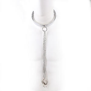 Ninghao Acero inoxidable Metal Heavy Sex Neck Collar Ring Bondage Restricciones Sex Fetish Slave Collar BDSM Bondage Daily - Product Image 5