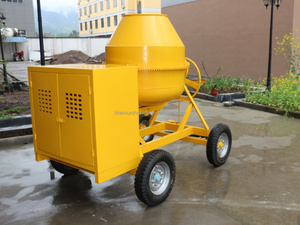 Bétonnière portative à tambour inclinable de 700 L avec moteur diesel à 4 roues Cm700-4D - Product Image 6