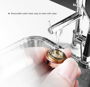 <span class=keywords><strong>Meilleur</strong></span> mini rasoir électrique rotatif sans douleur pour femmes, alimenté par batterie, pour l'épilation du visage et des sourcils, lavable, épilateur pour femmes - Product Image 6