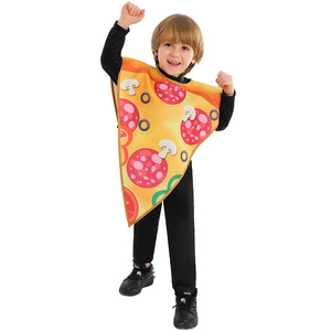 Disfraz de Pizza para Niños, Traje de Juego de Rol, Body Negro para Halloween y Actuaciones Escolares - Product Image 3