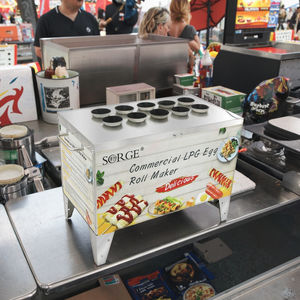 <span class=keywords><strong>Cuiseur</strong></span> automatique d'oeufs de gaz Machine à casse-croûte silencieuse de gril <span class=keywords><strong>vertical</strong></span> commercial d'acier inoxydable - Product Image 1