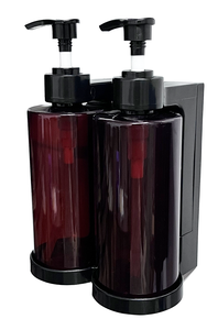 Distributeur mural de shampoing et d'après-shampoing, distributeurs de savon liquide pour les mains, ensemble d'étagères pour salle de bain d'hôtel - Product Image 3