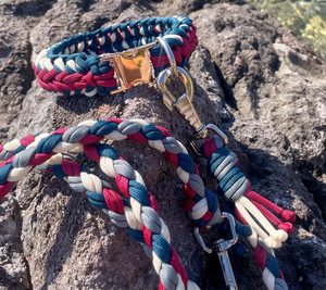 Collare per Cani e Gatti in Paracord Resistente, Impermeabile, con Fibbia Metallica Intrecciata Moderna, per Addestramento, per Maschi e Femmine - Product Image 3