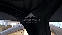 Carpa de techo triangular de aluminio con techo rígido premium para acampar, viajar en todoterreno, aventuras al aire libre.