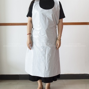 Nail Tech Cosmetologist Grooming Salon Disposable Apron Plastic Polyethylene Waterproof Disposable Aprons