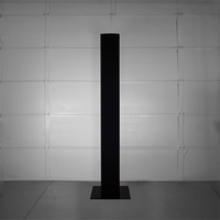 Structure de scène portable à pieds réglables, installation rapide, 290x290mm, en tissu Spandex blanc et noir, pour DJ, fêtes, événements et performances