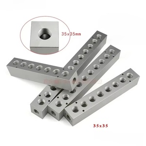 35x35mm 3/8 "BSP Feminino 2 3 4 5 6 7 8 9 10 12 Maneiras Distribuidor Manifold Splitter Bloco Pneumático Air Fitting - Product Image 1