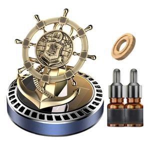 Difusor de Perfume con Forma de Timón de Barco, Ambientador con Energía Solar, Adorno para el Tablero del Automóvil - Product Image 2