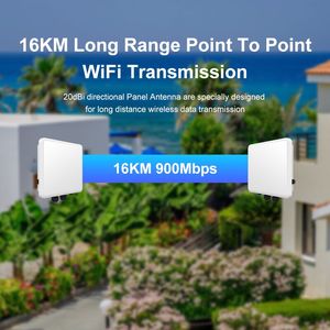 Kuwfi 5acd16 900Mbps 16km Cầu Công Nghiệp Với 2 Gigabit + 1SFP Cổng IP67 Không Thấm Nước Dài Phạm Vi PTP/PTMP Cầu Không Dây - Product Image 3