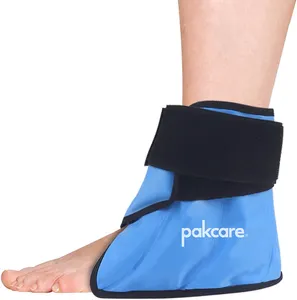 Hot Cold Compression Therapy Ankle Heel Foot Pain Relief Brace Gel Ice Pack Wrap for Injuries