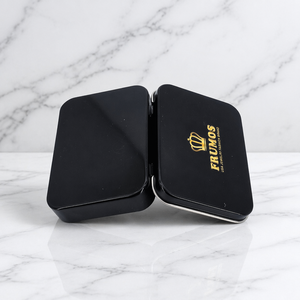Caja de Metal Rectangular Pequeña con Tapa Abatible, Personalizable con Marca, para Empaque de Velas Artesanales, Reciclada - Product Image 3